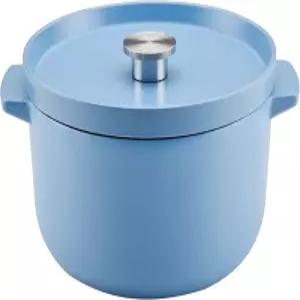 키친에이드 에나멜 주철 더치 오븐/카세롤 6쿼트 블루 벨벳