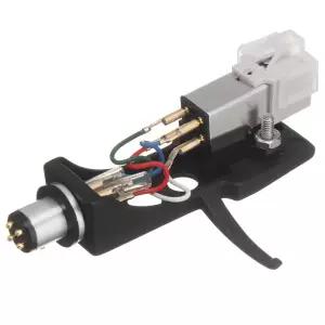 턴테이블 헤드쉘이 있는 스타일러스 축음기 4 핀 접점 LP 비닐 바늘