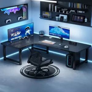 ㄱ자형 게이밍 책상 게임용 인용 컴퓨터 독서 조립식 코너 데스크 게임용책상 컴퓨터책상