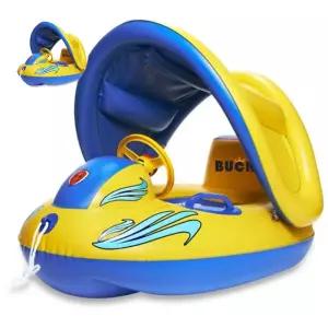 물놀이용품 앙팡 버키 보행기 튜브(옐로우)-K1
