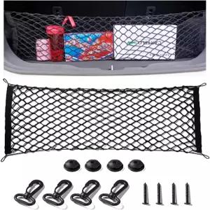 카고 네트 신축성 조절 가능한 탄성 트렁크 정리함 후크가 달린 자동차 트럭 SUV를 위한 범용 액세서리