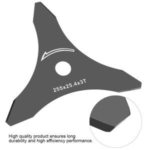 브러시 커터 트리머 블레이드, 거의 모든 스트레이트 샤프트 10 인치 x 3 T, 톱니 교체, 크기 조절 가능