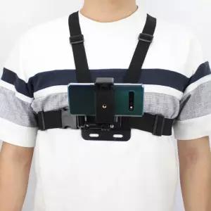 핸드폰 가슴 바디 체스트 하네스 스트랩 마운트 촬영