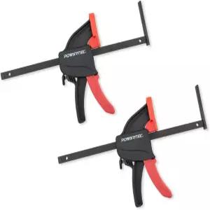 파워텍 2 PK 트랙소 가이드 레일 클램프 원형 톱 시스템용 8-3/4인치 퀵 릴리스 목공 71423V