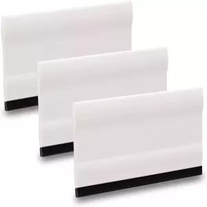 부드러운 고무가 포함된 ACHHAY 3인치 스크린 인쇄 스퀴지 카 미러용 소형 유연 블록 스크레이퍼 차량 측면