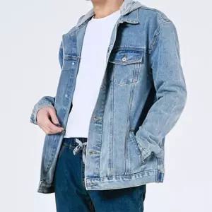 [다잇템]남자 클래식 후디 진 캐쥬얼 청자켓