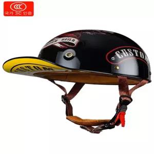 야구모자헬멧 스쿠터 오토바이 하이바 바이크 레트로 배달 킥보드 소두핏