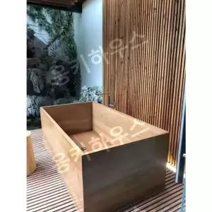 편백나무욕조 히노끼욕조 가정용 자쿠지 호텔 오크 펜션