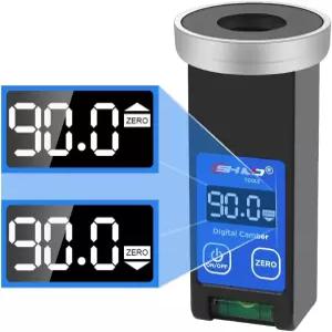 카이살 디지털 캠버 게이지 휠 정렬 도구 90 광범위 디스플레이 및 강력한 자석 위치 버블 리셋 키를 갖춘