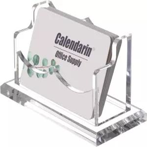 책상용 캘린더린 아크릴 명함 홀더 명확한 사업자 이름 카드 디스플레이 정리함 사무실용 모던 데스크
