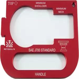 핸들이 있는 메티오쿨토 다섯 번째 휠 킹 핀 게이지 간소화 버전