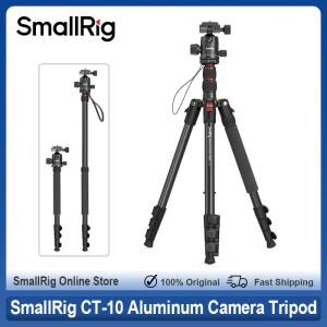 SmallRig CT-10 경량 휴대용 알루미늄 카메라 삼각대 높이 59.3-180cm 모노포드 포함 360도 회전 ° 휴대폰