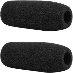 GSHLLO 2개 카메라 마이크 앞유리 폼 커버 스펀지 샷건 헤드셋