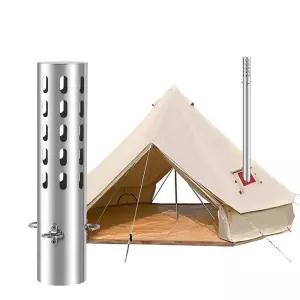 캠핑 텐트 스토브 굴뚝 부품 스파크 방지기 파이프 스테인레스 스틸 캡 배기 스토브피