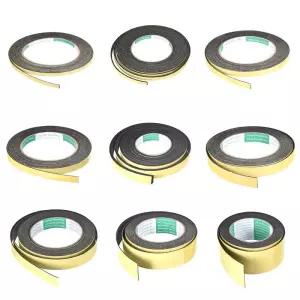 1-5mm 두꺼운 EVA 폼 스폰지 고무 스트립 단면 접착 방음 충돌 방지 창문 씰 웨더