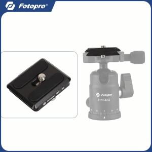 Fotopro Arca 스위스 플레이트, DSLR 카메라 삼각대 볼 헤드용, 1/4 인치 나사 X-GO 탄소 E2 범용 퀵릴리즈