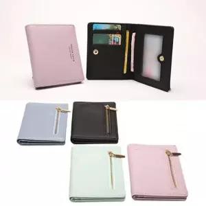 [하프클럽/]고등학생 여성 반지갑 카드 수납 청소년 여름 반지갑