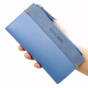 [하프클럽/]여성 실용 지퍼 장지갑 여학생 카드 수납 지갑