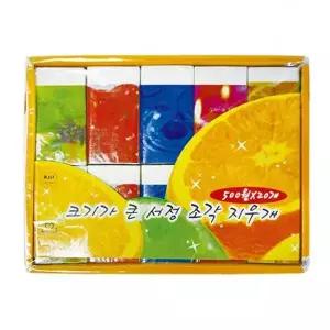 크기가 큰 서정 조각지우개 1갑 (20개입)