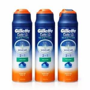 질레트 면도젤 3개 170g 프로글라이드 쉐이빙폼 면도크림