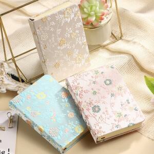 저널 북 엠보싱 노트 다이어리 아젠다 오거나이저 A6 필기용 다오린 페이퍼 플로럴 학생