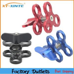 버터 플라이 클립 다이빙 링 라이트 트레이 브래킷 어댑터 GoPro 13 Insta360 X4 카메라 듀얼 핸들 그립 확