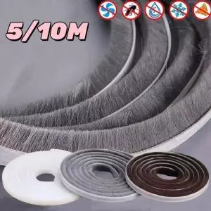 5/10M 새 집 방풍 테이프 씰링 스트립 파일 Weatherstrip 홈 도어 창 방음 먼지 날씨 스트리핑