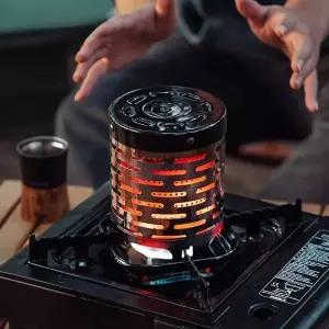 스테인레스 스틸 난방 커버 야외 캠핑 난로 적외선 히터 베이킹 스토브 카세트