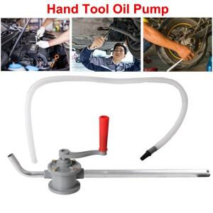 자동차 스타일링 핸드 크랭크 도구 오일 호스 포함 사이펀 흡입기 수동 펌프 기어 인젝터 진공 알루미늄