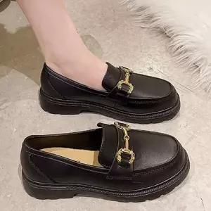 [하프클럽/]여성 정장 구두 고급 금 장식 블로퍼 베이직 캐주얼