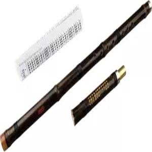 문엔젤 샤오 플루트 보라색 블랙 8홀 대나무 통 롱 동양 목풍 민속 세계 중국 샤쿠하치 F KEY XIAO