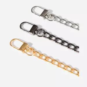 리폼 가방끈 스트랩 체인줄 크로스백 클런치 미니백 1M 골드 실버 블랙 숄더백끈