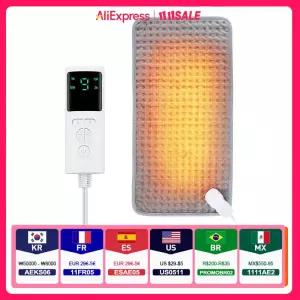 58*29CM 전기 난방 담요 가열 매트 침대 소파 용 시트 패드 따뜻한 겨울 열 가정용