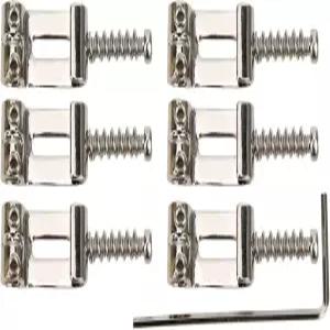 전기 기타 액세서리용 렌치가 있는 구리 아연 합금 안장 다리 6개