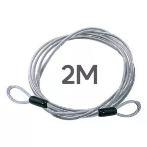 스틸와이어 2M 케이블 분실방지 캐리어 자전거 도난방지 고정용 비밀번호잠금