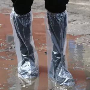방수 비닐커버 신발커버 비닐장화 10매 투명 다리커버 오염방지 실리콘