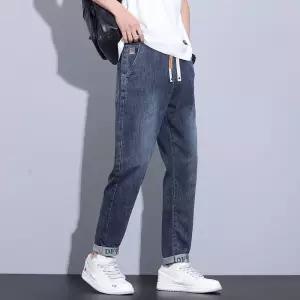 남사친 팬츠 캐주얼 여름 배기핏 청바지 배기 슬림핏 밴딩 스판 배기청바지 테이퍼드 admr2