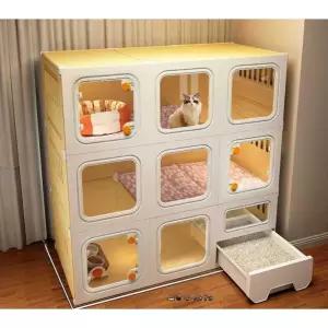 고양이 격리장 대형 DIY 애완동물 케이지 반려묘 입원장