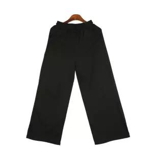 여성와이드 골지통바지 홈웨어 밴딩팬츠 홈이지웨어