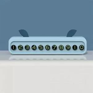 [RIZPICK]고급 토끼 차번호판 자동차 전화번호 알림판 스카이 번호 차량 판