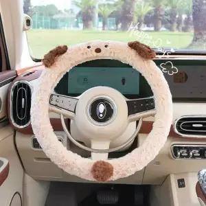 [RIZPICK]겨울용 귀여운 캐릭터 자동차 핸들커버 운전대 커버
