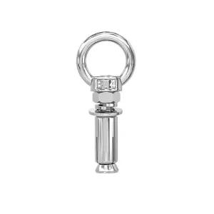 내구성 고정을 링 및 아이 나사가 있는 프리미엄 304 스테인레스 스틸 벽 확장 볼트 50 150mm 길이