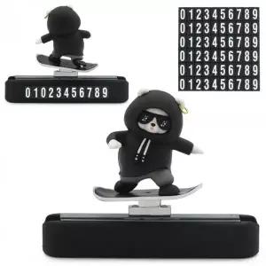 [RIZPICK]자동차용 인형 슬라이드 장식 자동차 대시보드 곰 소품 C102