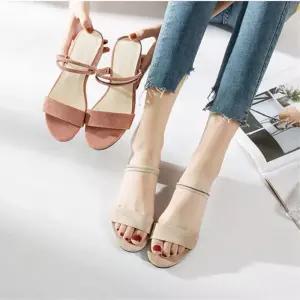 오픈 편한높이 출근여성 세무샌들슬리퍼 이쁜슬리퍼