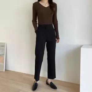 [다잇템]여자 정장바지 얇은 키큰녀 수선필요없는 키작녀 팬츠