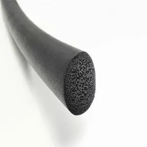 길이 10M 20M 직경 2 4 6 8 10mm 원형 EPDM 고무 발포 실링 스트립 O 타입 침투 자동차 도어 방음