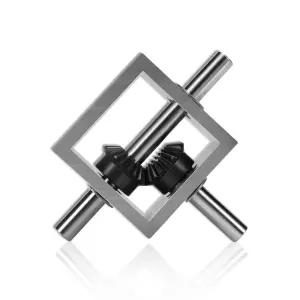 ZORZA 1Pcs 기어 박스 1 직각 베벨 90 1.25 모듈 20 톱니 간단한 기계식 DIY 10mm 샤프트 포함