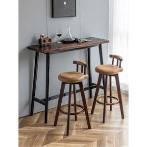 예쁜 원목 바테이블 홈바 테이블 베란다 홈바 거실 세트