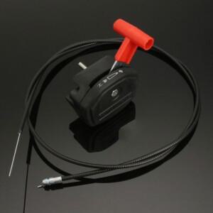 잔디 깍는 기계용 공용 56인치 스로틀 케이블 스위치 레버 제어 핸들 키트