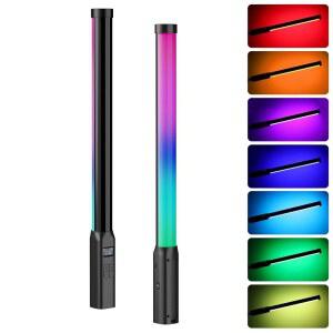 [미국배송] ULANZI VL119 핸드헬드 라이트 완드 360 RGB LED 비디오 스틱 촬영용 3300MAH 충전식 튜브 라이트 LCD 포함 2500-9000K 디밍 카메라